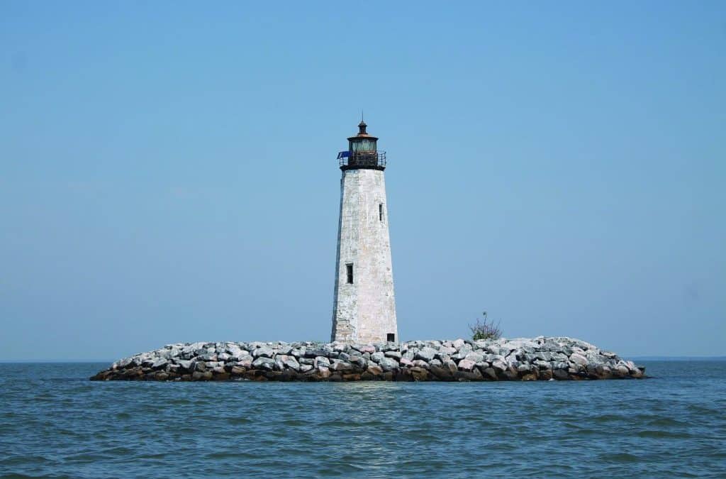 Past + Present: New Point Comfort Lighthouse